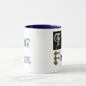Le créateur de typographie de Font Freak dit Mug (Centre)