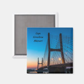 Le crépuscule Sur Le Magnet Du Pont Bill Emerson (Recto/Verso)