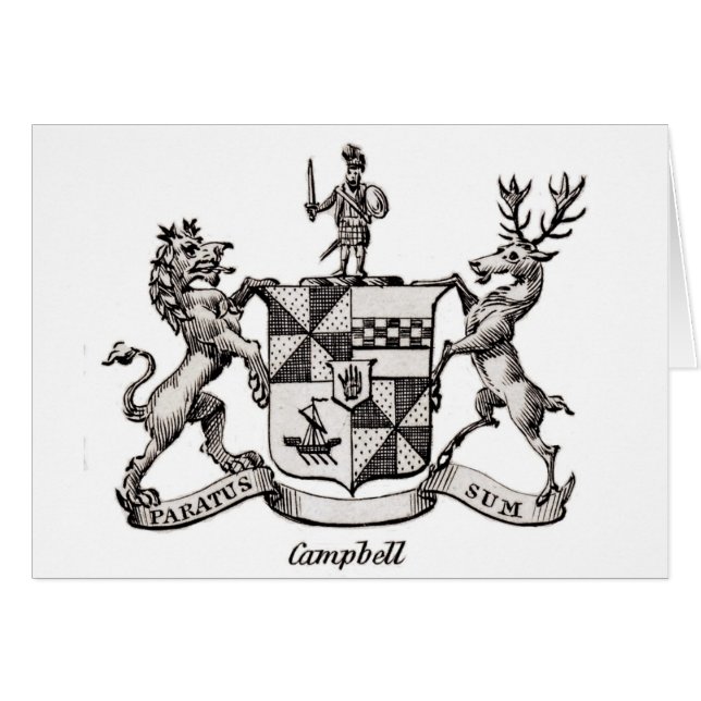 LE CREST DE FAMILLE DE CAMPBELL (Devant horizontal)