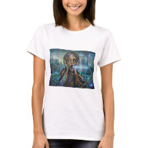 Le Cri Cybernétique – T-Shirt pour Dames