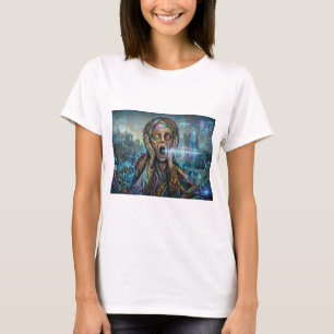 Le Cri Cybernétique – T-Shirt pour Dames
