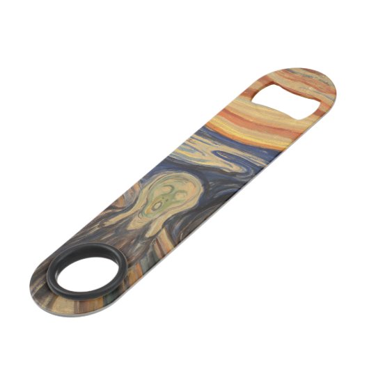 Le cri d'Edvard Munch (Devant angulaire)