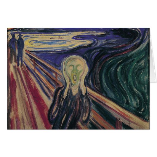 Le Cri d'Edvard Munch, Expressionnisme Vintage (Devant horizontal)