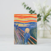 Le Cri d'Edvard Munch (pastel) Carte postale (Debout devant)