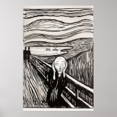 Le cri par Edward Munch Poster (Devant)