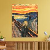 Le cri - Reproduction de toile étirée (Insitu(Salon))