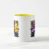 Le crocus colore la tasse de café (Centre)