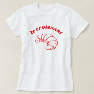 Le Croissant Franse familie reis T-shirt