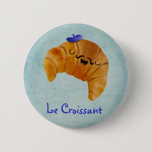 Le Croissant Ronde Button 5,7 Cm (Voorkant)