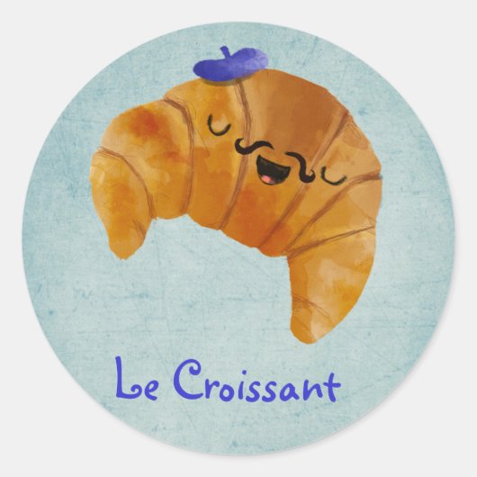 Le Croissant Ronde Sticker (Voorkant)