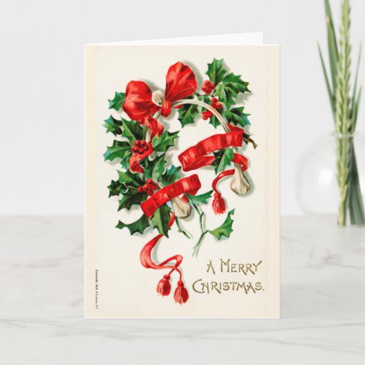 Le cru a décoré la carte de Noël de Wishbone (Devant)