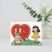 le cru badine des cartes postales de valentine (Debout devant)