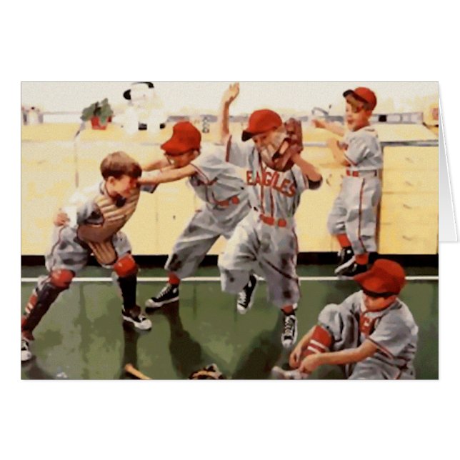 Le cru badine le base-ball (Devant horizontal)