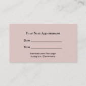 Le cru de rendez-vous de salon de coiffeur (Dos)