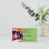 Le cru d'Oeil-sucrerie façonne le carte de visite (Debout devant)