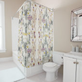 Le cru français de Nouveau d'art fleurit le rideau (En situation)