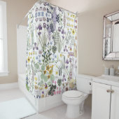 Le cru français de Nouveau d'art fleurit le rideau (En situation)