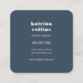 Le cru préside des cartes de design d'intérieur de (Dos)