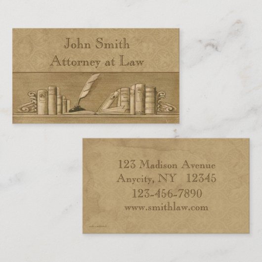 Le cru réserve le carte de visite (Devant / Derrière)