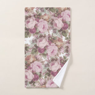 Le cru rougissent peinture florale de roses roses
