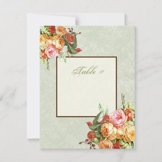 Le cru s'est levé carte de nombre de Tableau (Devant)