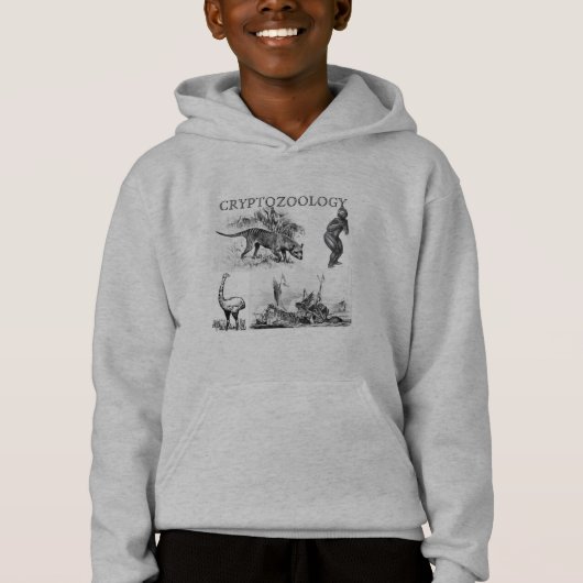 le cryptozoology badine le sweatshirt à capuchon (Devant)