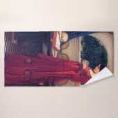 Le Crystal Ball, John William Waterhouse (Serviette de bain)