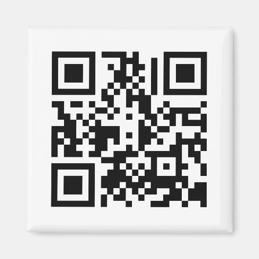 Le cube QR | Aimant de réfrigérateur (Devant)