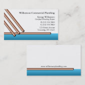 Le cuivre siffle des cartes de visite de (Devant / Derrière)