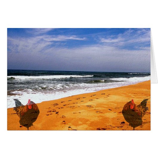 Le cuivre va à la plage (Devant horizontal)