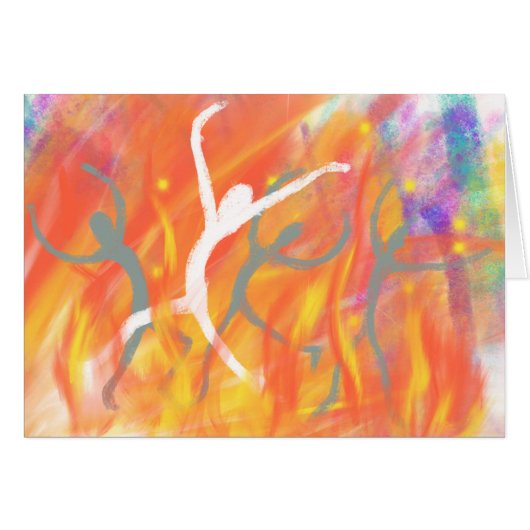 Le culte dans la fournaise Art moderne de la Bible (Devant horizontal)