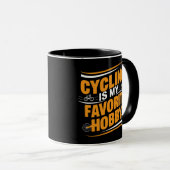 Le cyclisme est mon passe-temps préféré, la tasse  (Devant droit)