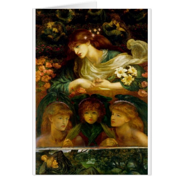 Le Damozel béni - carte postale (Devant)