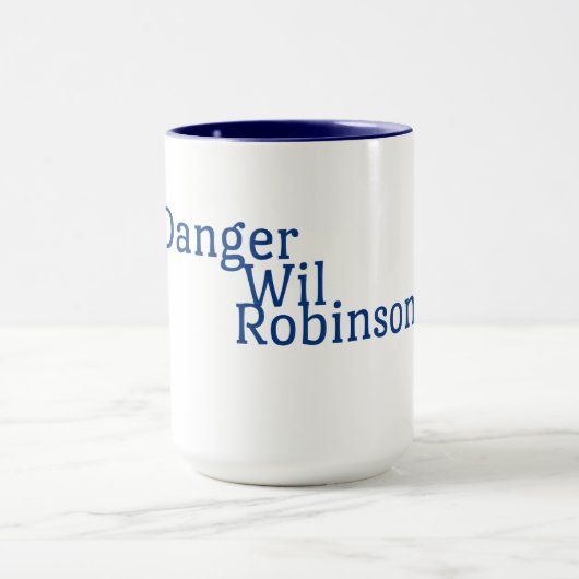 Le danger pour Robinson Coffee Mug (Centre)