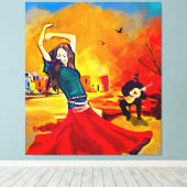 le DANSEUR GYPSY en toile étirée (Insitu (Plancher de Bois))