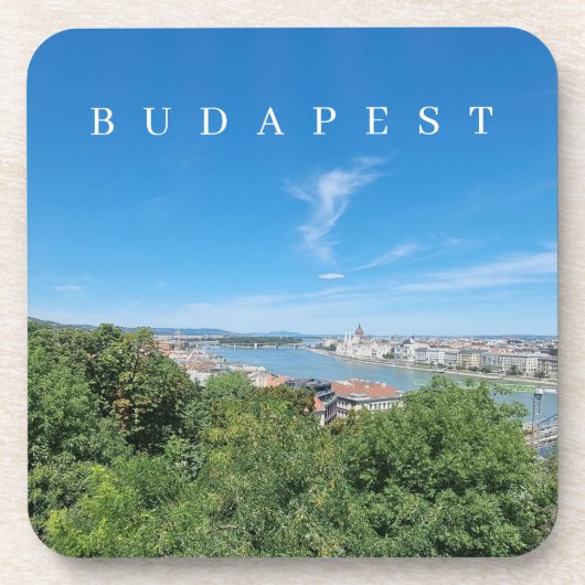 Le Danube de Budapest dessous de verre (Devant)