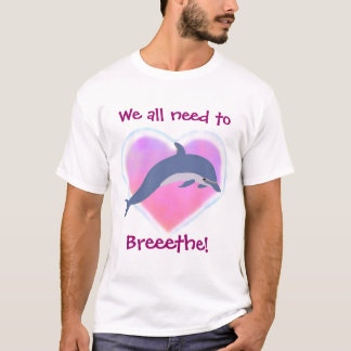 Le dauphin respirent le T-shirt