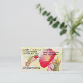 LE ~ DE CARTES DE VISITE DE COLIBRI FONT UNE (Debout devant)