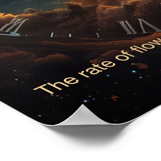 Le débit du temps... Affiche (Coin)