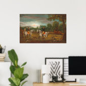Le début de la chasse - Poster des Beaux-Arts amér (Bureau à domicile)