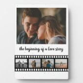 Le début d'une histoire d'amour 5 photos Plaque (Devant)