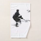 Le Deke - Joueur de hockey (Serviette à main)