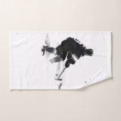 Le Deke - Joueur de hockey (Serviette à main)