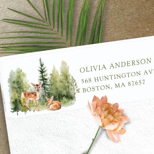 Le délicieux Baby shower de la nature Étiquette de