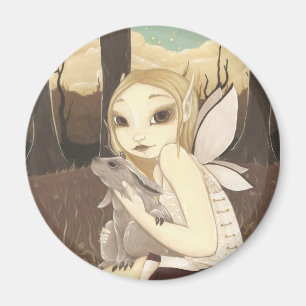 Le dernier Jackalope - aimant féerique