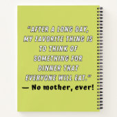 Le dernier livre de cuisine de Picky Eater pour le (Dos)