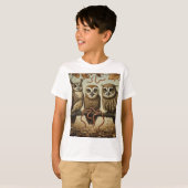 Le design des T-shirts Best Owl Wisdom (Devant entier)