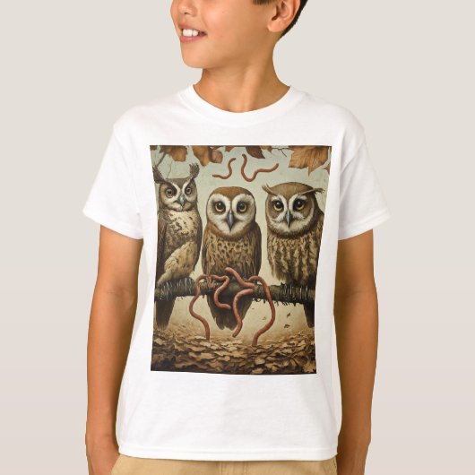 Le design des T-shirts Best Owl Wisdom (Devant)