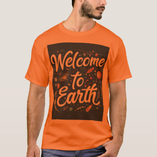 Le design des t-shirts de voeux terrestres est le 
