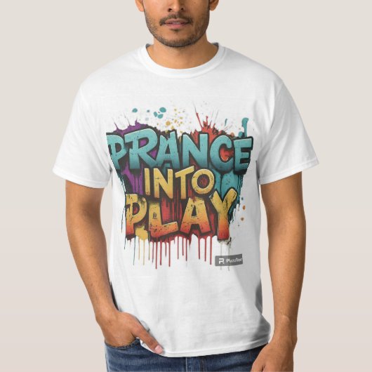**Le design du t-shirt comporte l'expression "Pran (Devant)